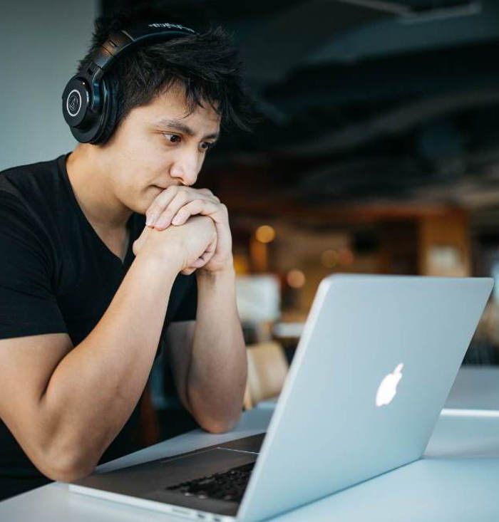 Developer working on custom Shopify development